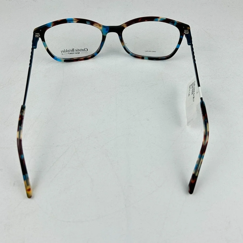Christie Brinkley LT51361322 Womens Eyeglasses Frame Blue Cat‎ Eye 54-17-140mm